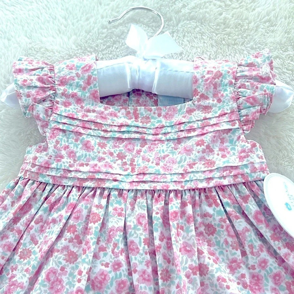 Edfehill Collection 3 M Baby Girl English Tea Pink Floral Dress w/ bloomers NWT - Picture 11 of 15